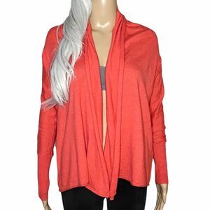 Alice + Olivia Coral Open Front Light Cardigan Wrap Size XS